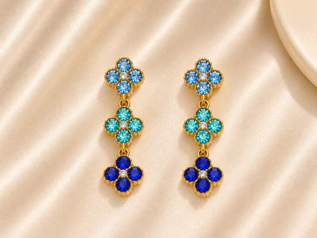 Boucle d’oreille Capri Azur🩵