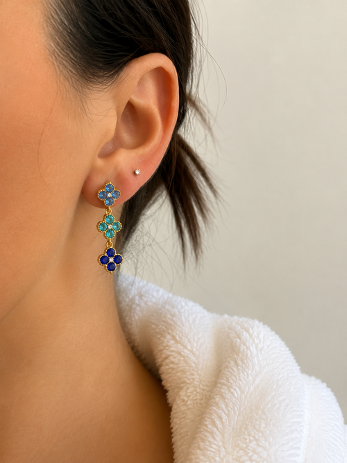 Boucle d’oreille Capri Azur🩵